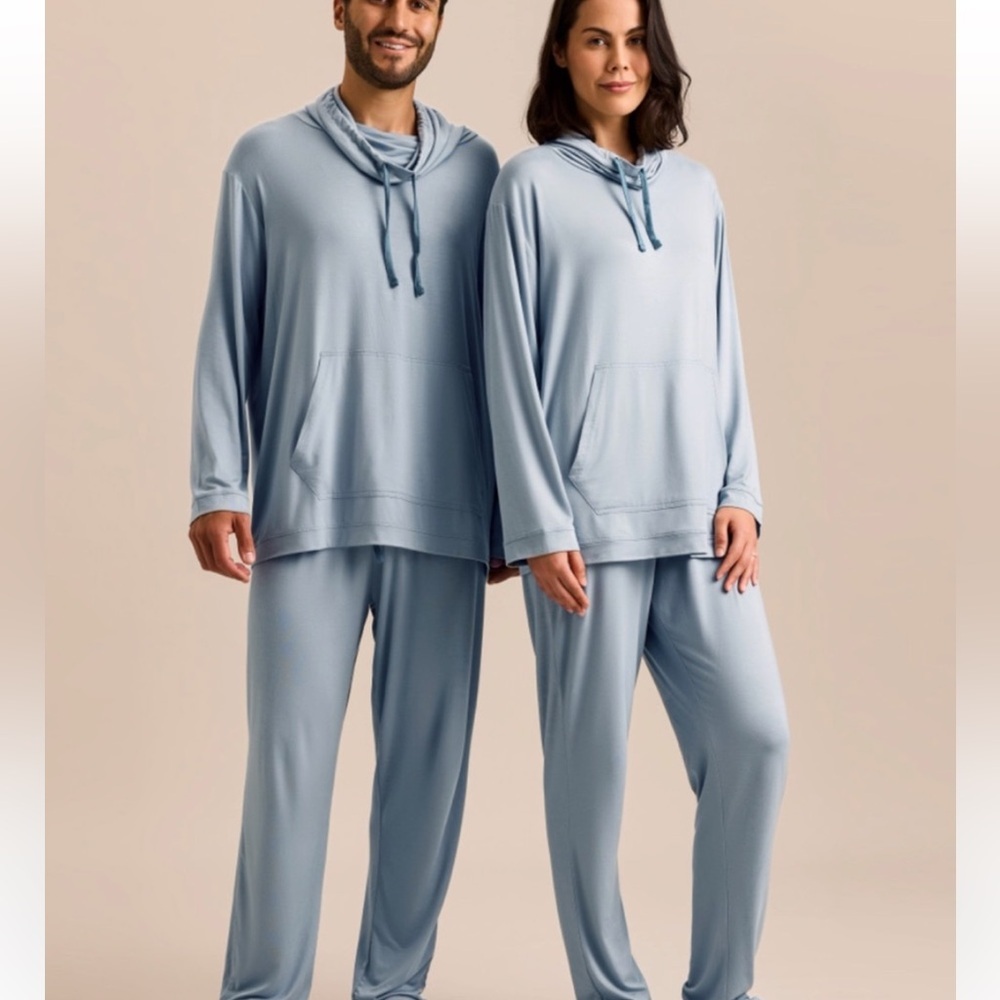 Emirates Business Class Loungewear Pajama Set in Blue Gray size L / XL - Picture 5 of 8